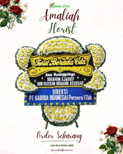Papan Bunga Duka di Semplak