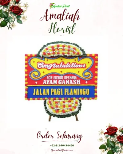 Bunga Papan Congratulation di Semplak